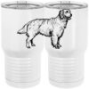 20 oz. Tall Stainless Steel Vacuum Insulated Tumbler White Thumbnail