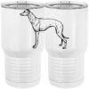 20 oz. Tall Stainless Steel Vacuum Insulated Tumbler White Thumbnail