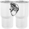 20 oz. Tall Stainless Steel Vacuum Insulated Tumbler White Thumbnail