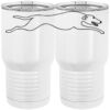 20 oz. Tall Stainless Steel Vacuum Insulated Tumbler White Thumbnail