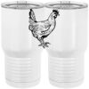 20 oz. Tall Stainless Steel Vacuum Insulated Tumbler White Thumbnail