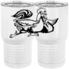 20 oz. Tall Stainless Steel Vacuum Insulated Tumbler White Thumbnail