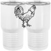 20 oz. Tall Stainless Steel Vacuum Insulated Tumbler White Thumbnail