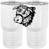 20 oz. Tall Stainless Steel Vacuum Insulated Tumbler White Thumbnail