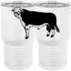20 oz. Tall Stainless Steel Vacuum Insulated Tumbler White Thumbnail