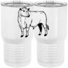 20 oz. Tall Stainless Steel Vacuum Insulated Tumbler White Thumbnail