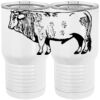 20 oz. Tall Stainless Steel Vacuum Insulated Tumbler White Thumbnail