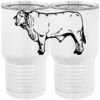 20 oz. Tall Stainless Steel Vacuum Insulated Tumbler White Thumbnail