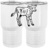 20 oz. Tall Stainless Steel Vacuum Insulated Tumbler White Thumbnail