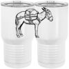 20 oz. Tall Stainless Steel Vacuum Insulated Tumbler White Thumbnail