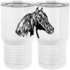 20 oz. Tall Stainless Steel Vacuum Insulated Tumbler White Thumbnail