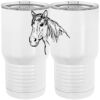 20 oz. Tall Stainless Steel Vacuum Insulated Tumbler White Thumbnail