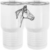 20 oz. Tall Stainless Steel Vacuum Insulated Tumbler White Thumbnail