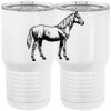 20 oz. Tall Stainless Steel Vacuum Insulated Tumbler White Thumbnail