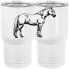 20 oz. Tall Stainless Steel Vacuum Insulated Tumbler White Thumbnail