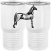 20 oz. Tall Stainless Steel Vacuum Insulated Tumbler White Thumbnail