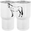 20 oz. Tall Stainless Steel Vacuum Insulated Tumbler White Thumbnail
