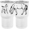 20 oz. Tall Stainless Steel Vacuum Insulated Tumbler White Thumbnail