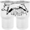 20 oz. Tall Stainless Steel Vacuum Insulated Tumbler White Thumbnail