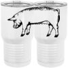 20 oz. Tall Stainless Steel Vacuum Insulated Tumbler White Thumbnail