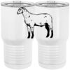 20 oz. Tall Stainless Steel Vacuum Insulated Tumbler White Thumbnail