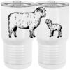 20 oz. Tall Stainless Steel Vacuum Insulated Tumbler White Thumbnail