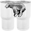 20 oz. Tall Stainless Steel Vacuum Insulated Tumbler White Thumbnail