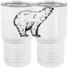 20 oz. Tall Stainless Steel Vacuum Insulated Tumbler White Thumbnail