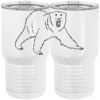 20 oz. Tall Stainless Steel Vacuum Insulated Tumbler White Thumbnail