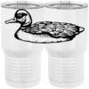 20 oz. Tall Stainless Steel Vacuum Insulated Tumbler White Thumbnail