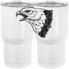 20 oz. Tall Stainless Steel Vacuum Insulated Tumbler White Thumbnail