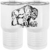 20 oz. Tall Stainless Steel Vacuum Insulated Tumbler White Thumbnail