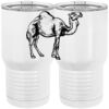 20 oz. Tall Stainless Steel Vacuum Insulated Tumbler White Thumbnail