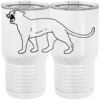 20 oz. Tall Stainless Steel Vacuum Insulated Tumbler White Thumbnail