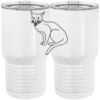 20 oz. Tall Stainless Steel Vacuum Insulated Tumbler White Thumbnail