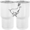 20 oz. Tall Stainless Steel Vacuum Insulated Tumbler White Thumbnail