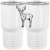 20 oz. Tall Stainless Steel Vacuum Insulated Tumbler White Thumbnail