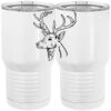 20 oz. Tall Stainless Steel Vacuum Insulated Tumbler White Thumbnail