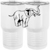 20 oz. Tall Stainless Steel Vacuum Insulated Tumbler White Thumbnail