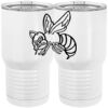 20 oz. Tall Stainless Steel Vacuum Insulated Tumbler White Thumbnail