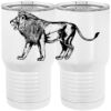 20 oz. Tall Stainless Steel Vacuum Insulated Tumbler White Thumbnail