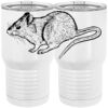 20 oz. Tall Stainless Steel Vacuum Insulated Tumbler White Thumbnail