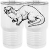 20 oz. Tall Stainless Steel Vacuum Insulated Tumbler White Thumbnail