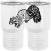 20 oz. Tall Stainless Steel Vacuum Insulated Tumbler White Thumbnail