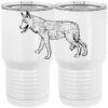 20 oz. Tall Stainless Steel Vacuum Insulated Tumbler White Thumbnail
