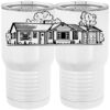 20 oz. Tall Stainless Steel Vacuum Insulated Tumbler White Thumbnail