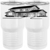 20 oz. Tall Stainless Steel Vacuum Insulated Tumbler White Thumbnail