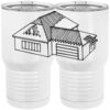 20 oz. Tall Stainless Steel Vacuum Insulated Tumbler White Thumbnail