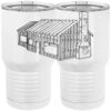 20 oz. Tall Stainless Steel Vacuum Insulated Tumbler White Thumbnail