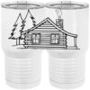 20 oz. Tall Stainless Steel Vacuum Insulated Tumbler White Thumbnail